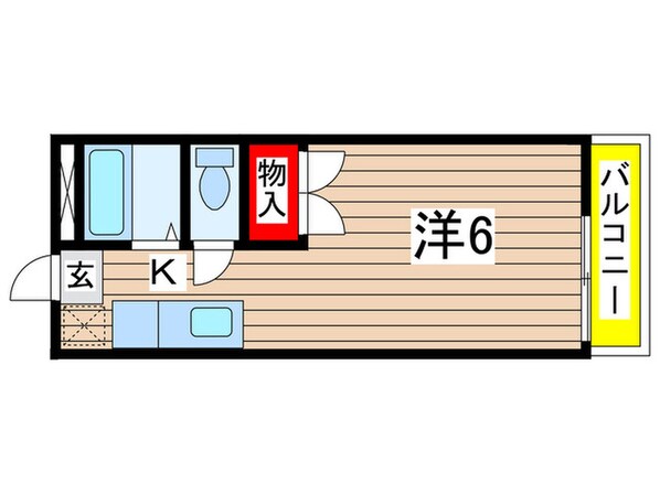 ヒロ大巌寺の物件間取画像